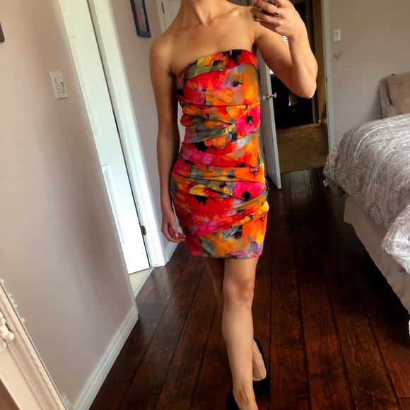 Colourful Cocktail Dress - Picture 1 of 1